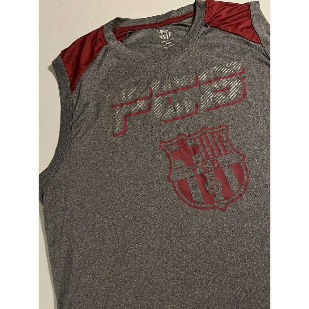 Barcelona FCB Soccer Performance Sleeveless Tank Shirt XL Yamal FC Cup Premier